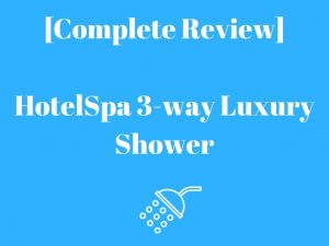 HotelSpa 3-way Luxury Shower