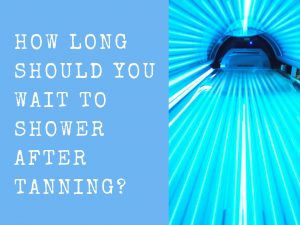 Tanning and shower ?