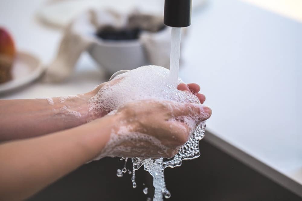 washing hand soap